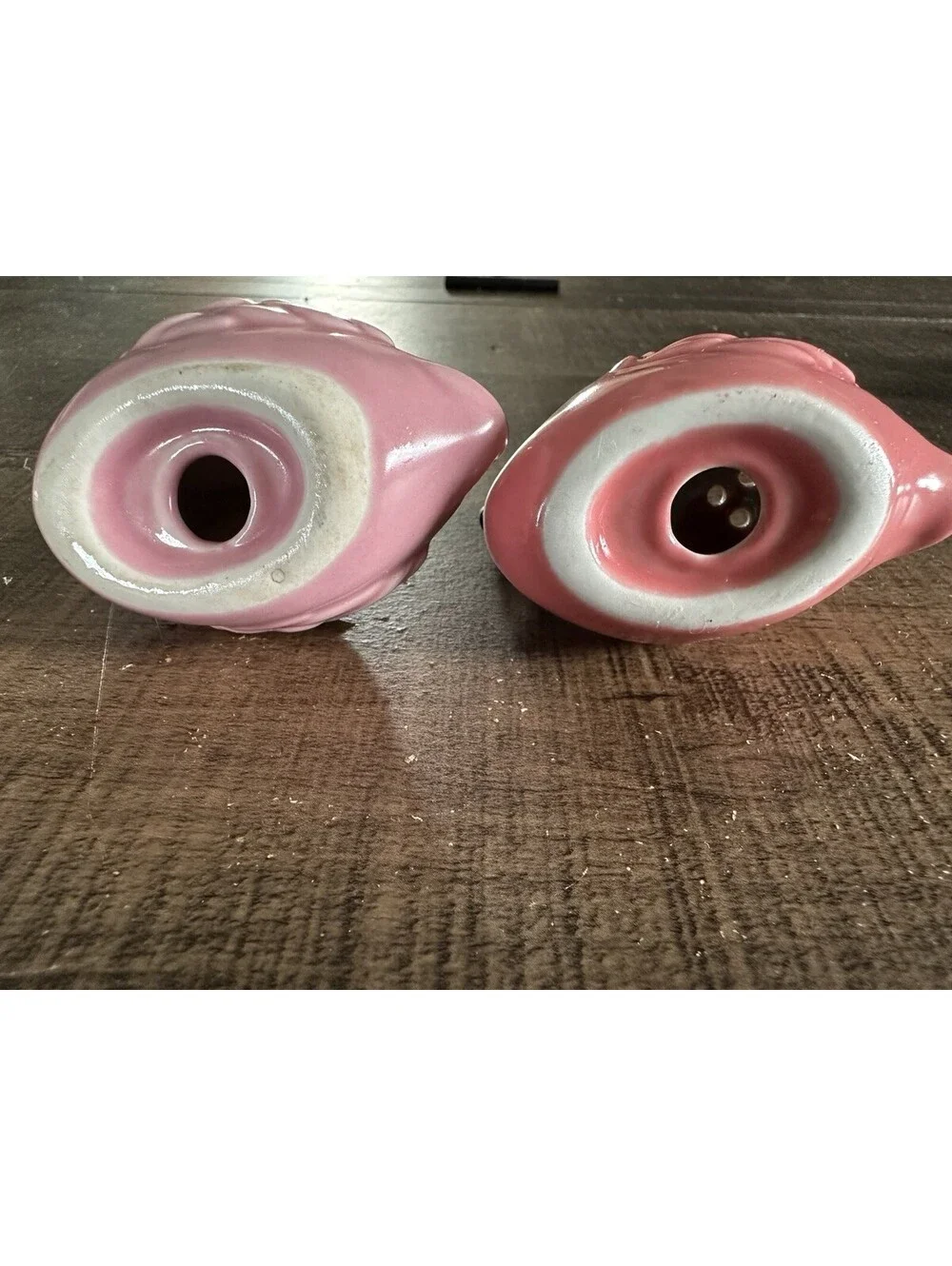 Pink Flamingo Salt & Pepper Shakers Ceramic Tropical Bird Kitchen Decor Set